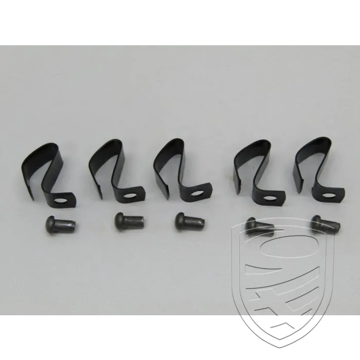 Kit springs with rivets for hub cap (5 pieces) for Porsche 356