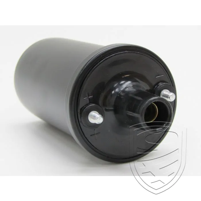 Ignition coil, 12 Volt, black, BOSCH for Porsche 914/4