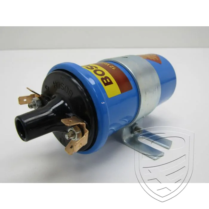 Ignition coil, 12 Volt (Blue Coil), BOSCH for Porsche 914/4
