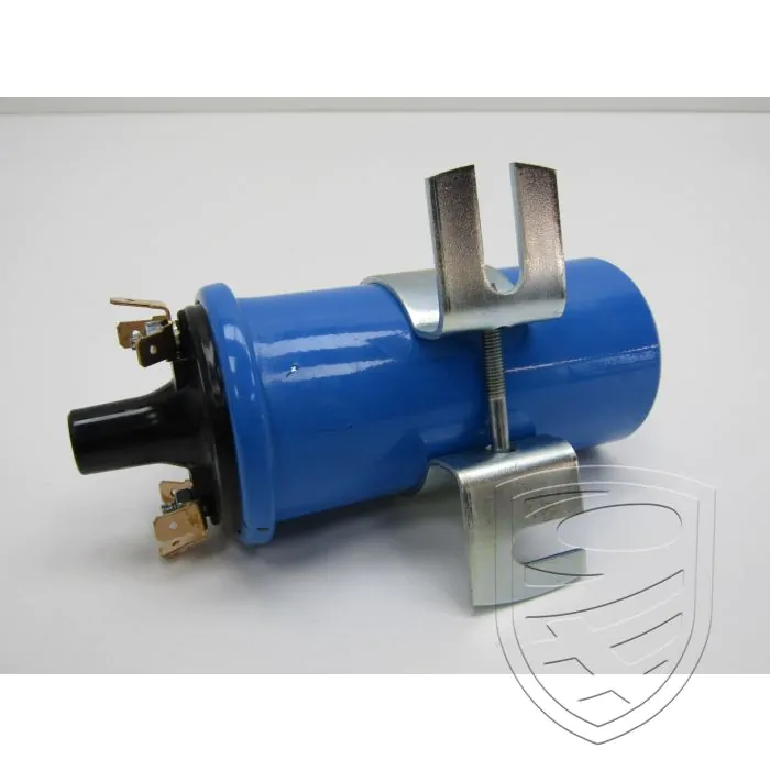 Ignition coil, 12 Volt (Blue Coil), BOSCH for Porsche 914/4