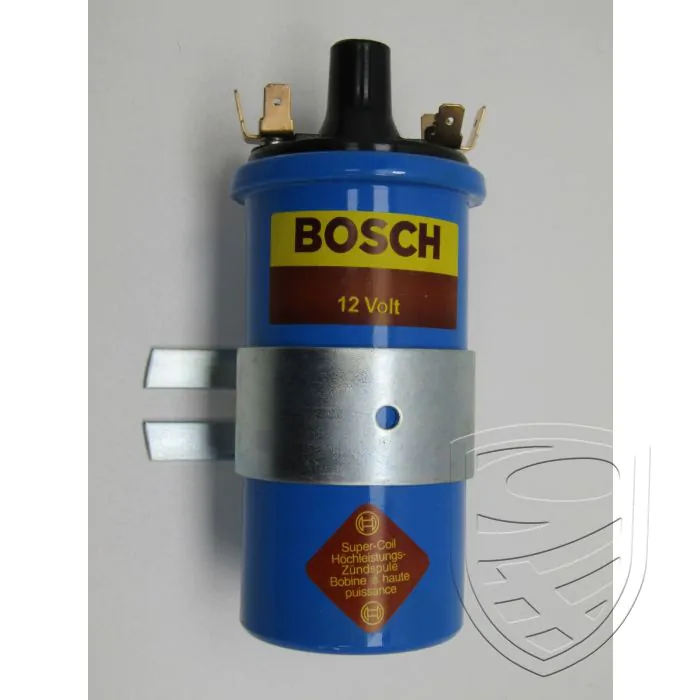 Ignition coil, 12 Volt (Blue Coil), BOSCH for Porsche 914/4