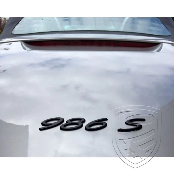 Emblem "968" black for Porsche 968 986 Boxster