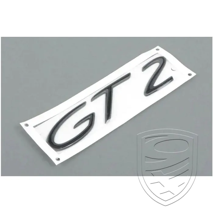 Embleem "GT 2" zwart voor Porsche 996 997