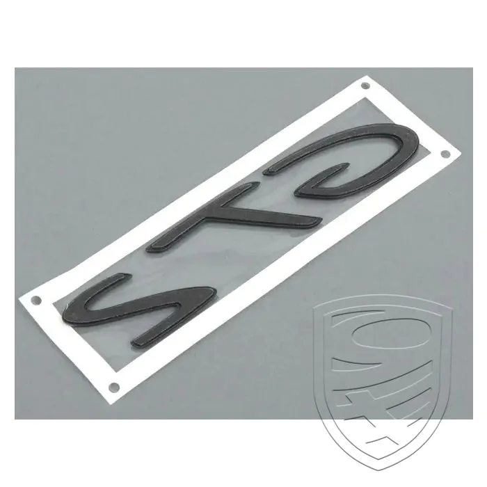 Embleem "GT 2" zwart voor Porsche 996 997