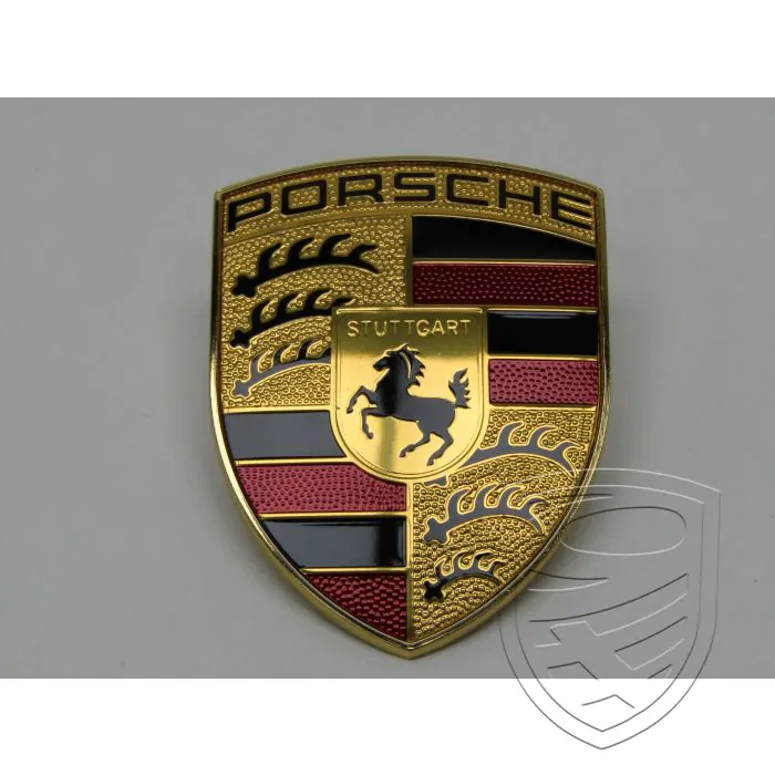 Hood crest, emblem for Porsche 997 991 992 987.2 981 718 95B 958 9Y0 970 971 9J1
