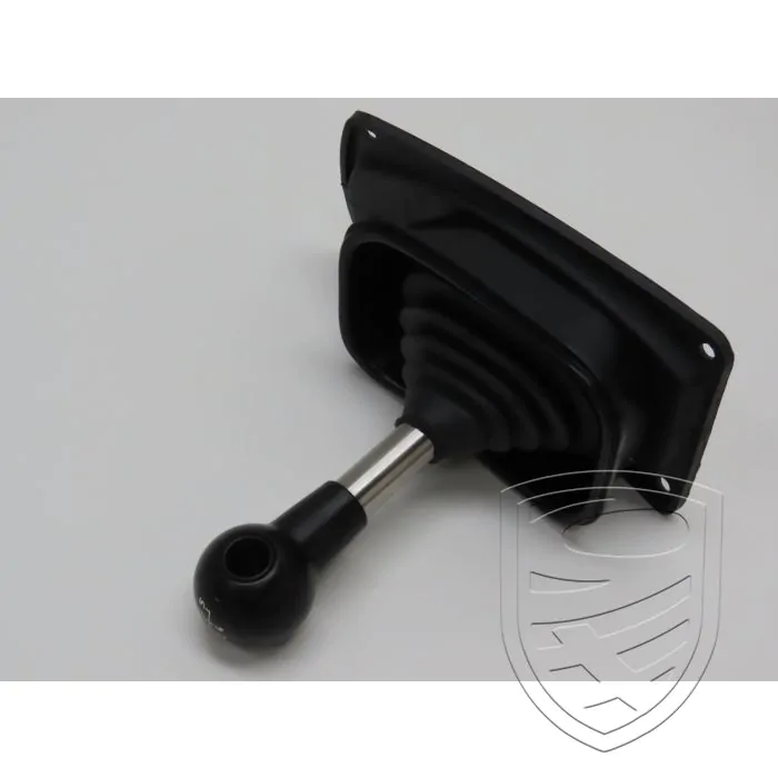 Shift knob kit "DLS-style", black sleeve , 5-speed for Porsche 964