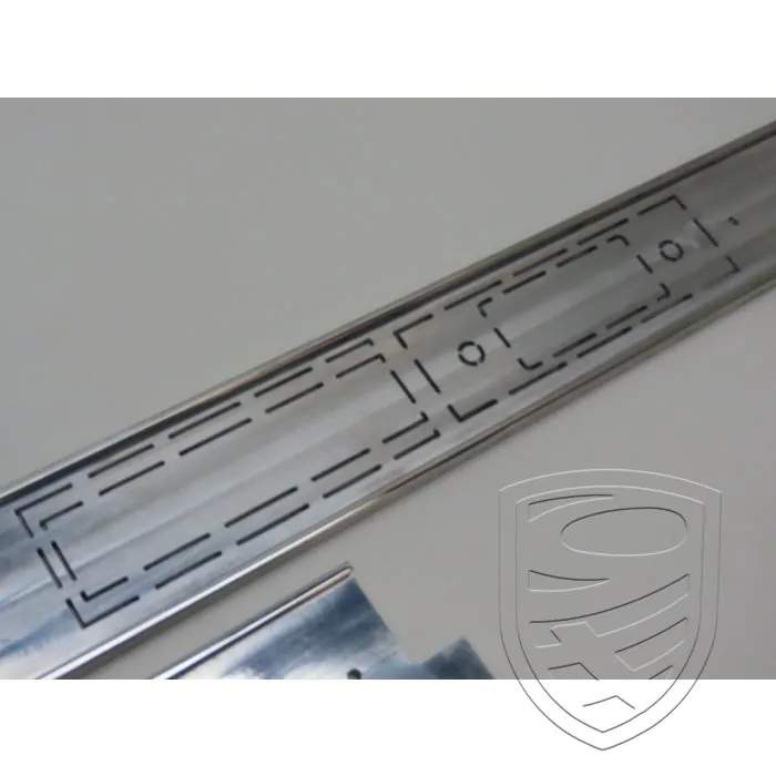 Singer-style dashboard frame set without glove box for Porsche 911 G '86-'89 - polished