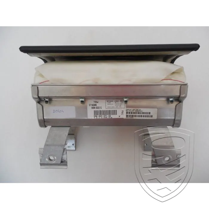 Porsche 996 986 Boxster Airbagmodule Passagier Dashboard met Afdekking Leder Zwart 