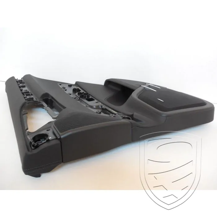 Porsche 958 Cayenne door panel rear right smooth leather black
