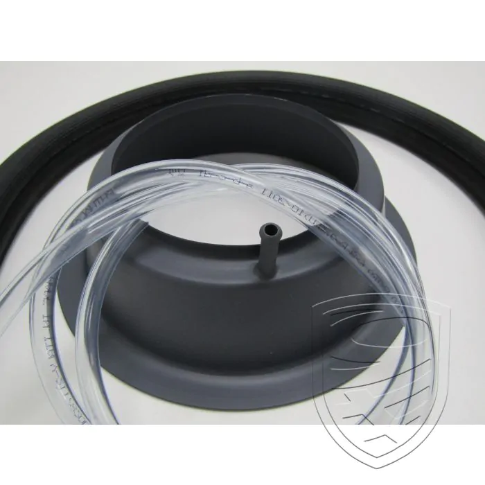 Fuel filler kit for 911 ST / RSR complete with silver painted tank cap