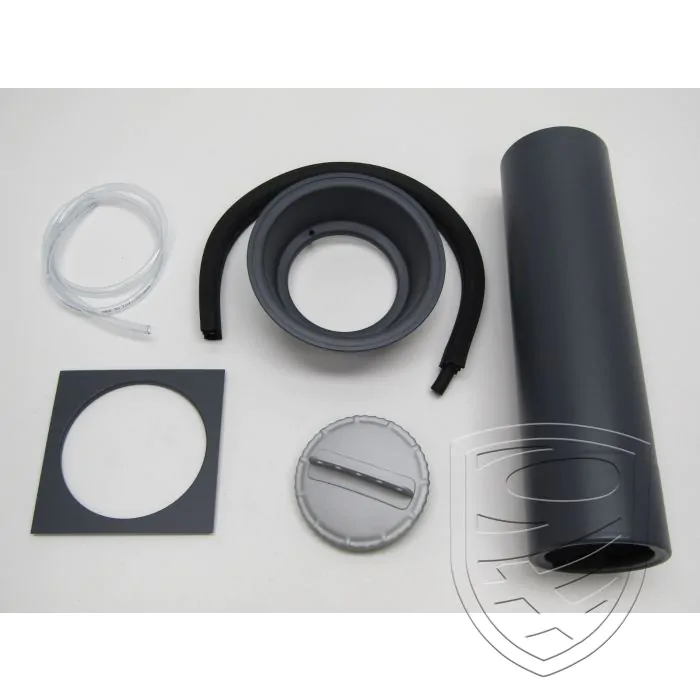 Fuel filler kit for 911 ST / RSR complete with silver painted tank cap