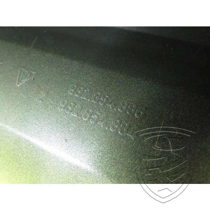Porsche 718 Boxster Cayman sill cover right side yellow
