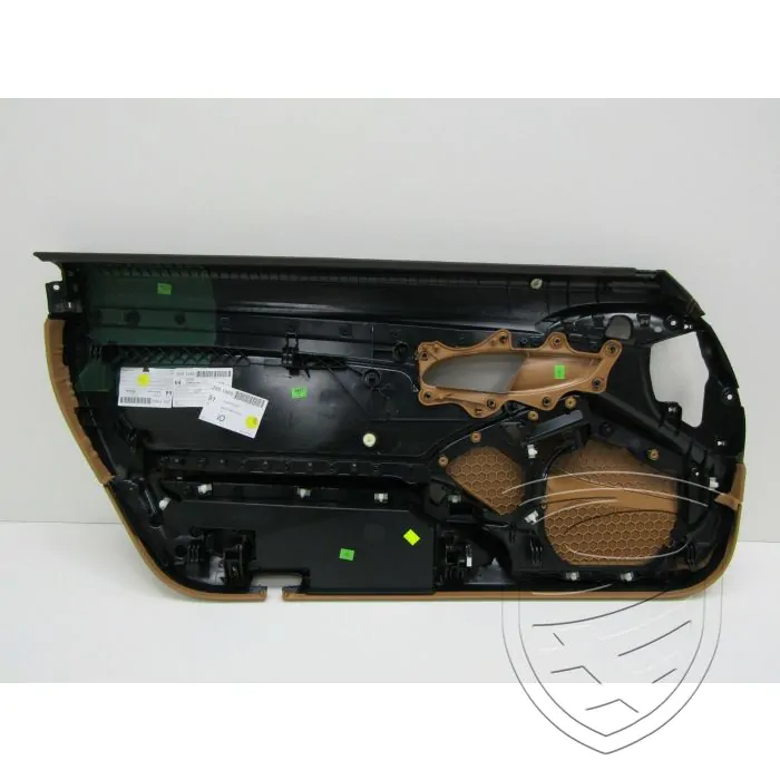 Porsche 991 door panel right bicolor leather espresso/cognac