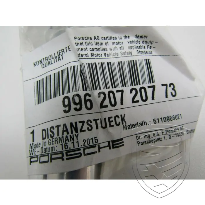 Porsche 996 Turbo/GT2/GT3 Spacer olietank bovenzijde