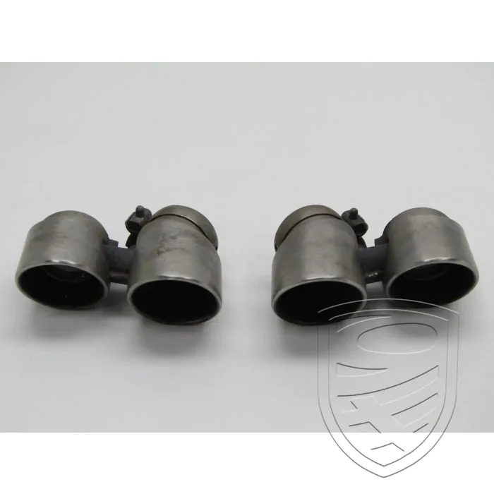 Porsche 991.2 C2S/C4S 2017-2019 set 2x tailpipe exhaust L+R