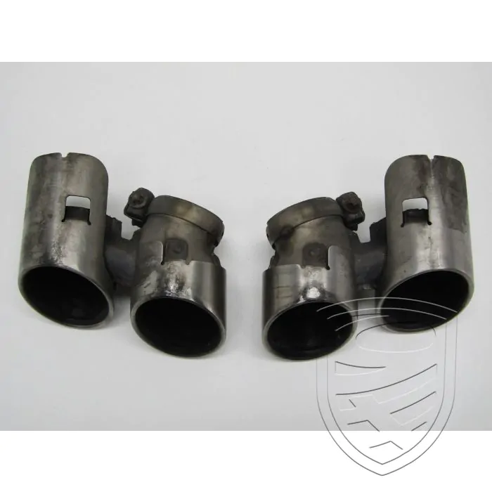 Porsche 991.2 C2S/C4S 2017-2019 set 2x tailpipe exhaust L+R