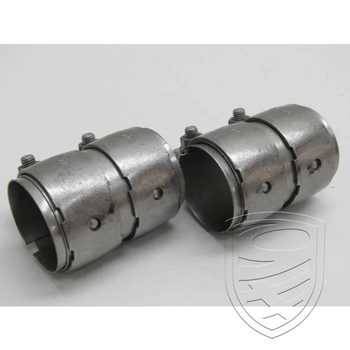 Porsche 991.2 Jeu 2x collier de serrage entre catalyseur et silencieux