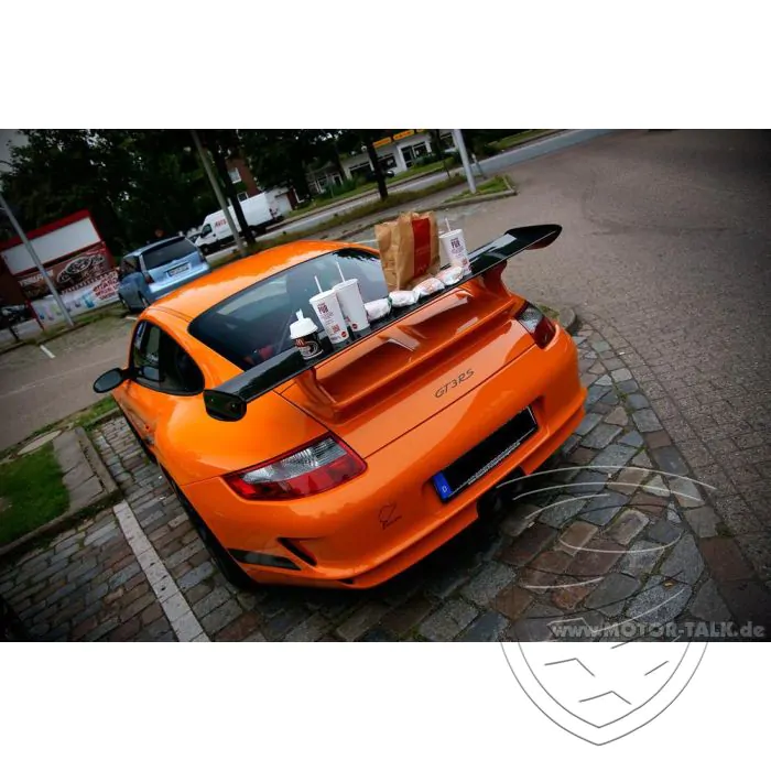 Rear spoiler, wing, engine lid, decklid 997 GT3 RS Mk1