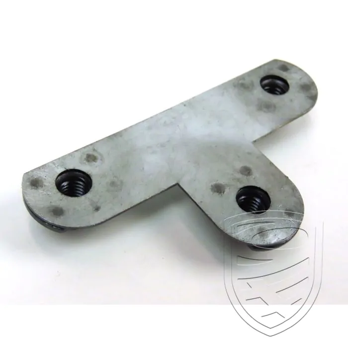 Threaded plate for door latch for Porsche 356 B/C
