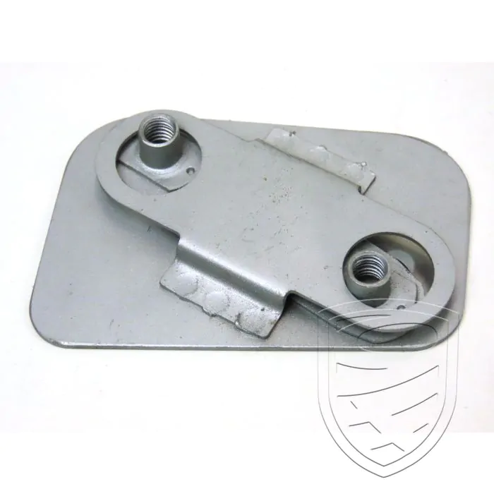 Deurslot-montageplaat, ongelakt, rechts voor Porsche 911 '63-'89