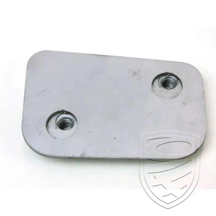 Deurslot-montageplaat, ongelakt, rechts voor Porsche 911 '63-'89