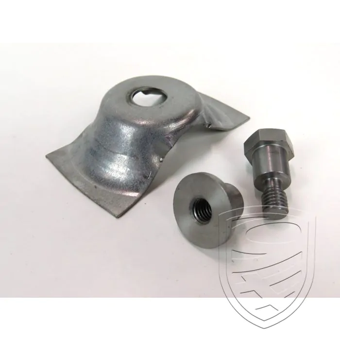 Support de charnière de coffre avec boulon pour Porsche 914