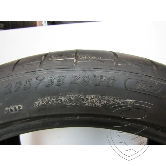 1x Pneu d'été MICHELIN Pilot Sport 295/35 ZR20 105Y N0 Porsche 991 5,4mm