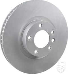 Brake disc (Ø 360 x 36mm) ventilated, front axle, left for Porsche 958 Cayenne