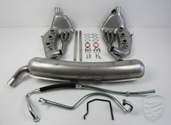 Exhaust conversion set, free-flow, with 60 mm tail pipe for Porsche 911 '74-'83