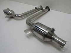 Catalytic converter set, Sport, 100 cells, stainless steel for Porsche 986 Boxster 2,5L