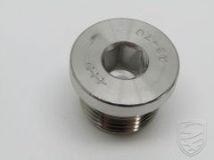 Screw plug for lambda hole, M18x1.5 mm for Porsche 924S 944 968 993 986 996 997