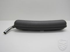 Rear exhaust, painted with polished stainless steel tail pipe for Porsche 914/4 2.0L