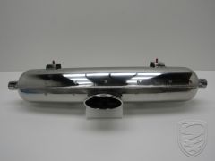 Exhaust, Sport, with single oval tailpipe, Stainless Steel. With TÜV/EEC approval for Boxster 986
