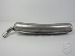 Rear exhaust SSI, stainless steel, with TÜV/EEC approval for Porsche 911 '74-'83