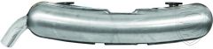 Exhaust, Sport, single 60 mm outlet pipe, stainless steel for Porsche 911 '84-'89