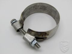 Exhaust clamp with bolt and nut, Ø75 mm for Porsche 964