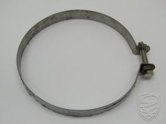 Collier métallique de 641 mm pour silencieux d'échappement, Inox. (2 pièces nécessaire) pour Porsche 911Turbo '75-'89 