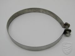 Collier métallique de 648 mm pour silencieux d'échappement, Inox. droite pour Porsche 911 '76-'89
