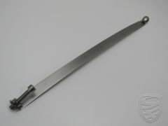 Exhaust metal band, 598 mm, left, stainless steel. SSI quality for Porsche 911 '76-'89