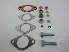 Mounting kit for heat exchanger, 4 gaskets, nuts & bolts for Porsche 911 '63-'76