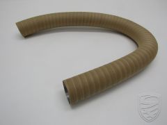 Gaine de chauffage droite (Ø 60 x 1110 mm) entre ventilateur et échangeur de chaleur. Papier brun / Aluminium pour Porsche 911 '74-'83