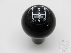 Gear knob, 5 speed, glossy black for Porsche 911 ’74-‘86