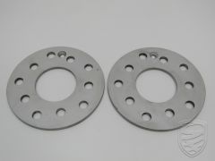Wheel spacer set (2x 7 mm) for Porsche 356 C 911 912 964 993