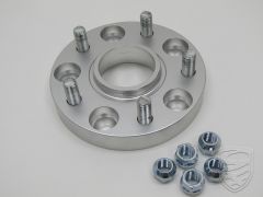 Wheel spacer with studs and nuts, 25 mm (1pc.) for Porsche 356C 911 '63-'89 912 964 993