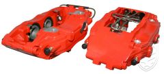 Brake caliper set, left+right, front axle, sport, red (powder coating) for Porsche 993 964 C2/4 964 Turbo