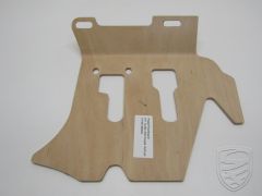 Pedal floor board, form-pressed laminated birchwood for Porsche 911 Coupe '74-'89