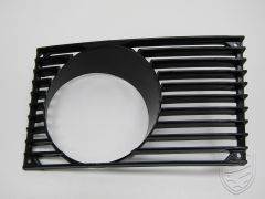 Horn grille with fog light hole, black, right for Porsche 914