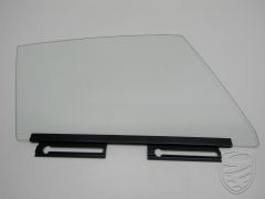 Door window with window lifter rail, clear, right for Porsche 911 '69-'79