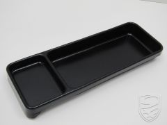 Center console tray, black plastic for Porsche 914