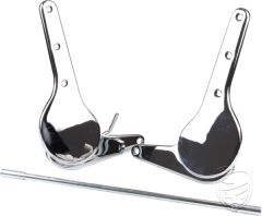 Reclining seat fitting complete without locking device, right for Porsche 911 '63-'68 912